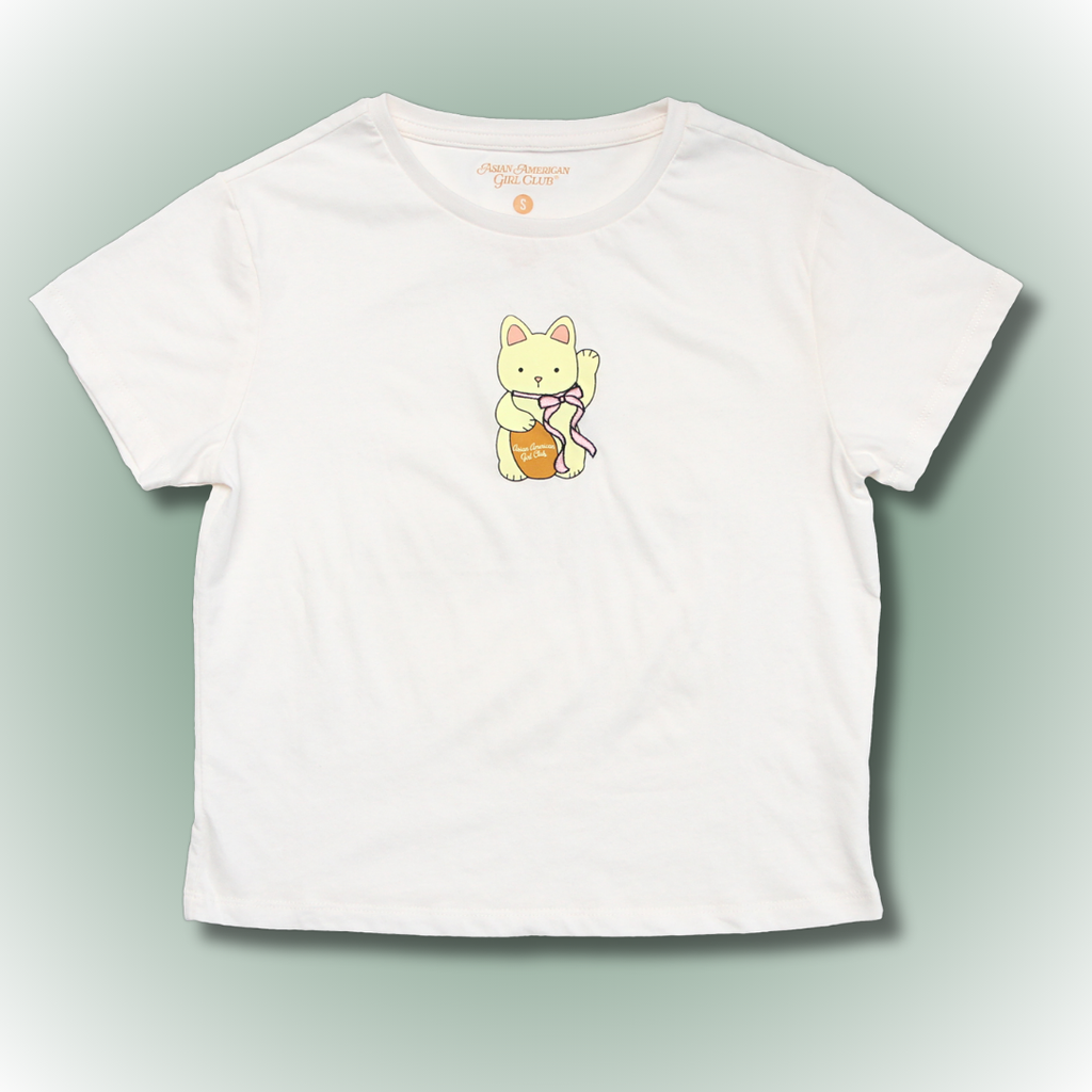 Cozy Kitty Cropped Tee
