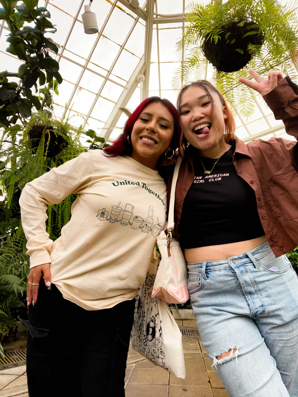 Asian American Girl Club Cropped Tee