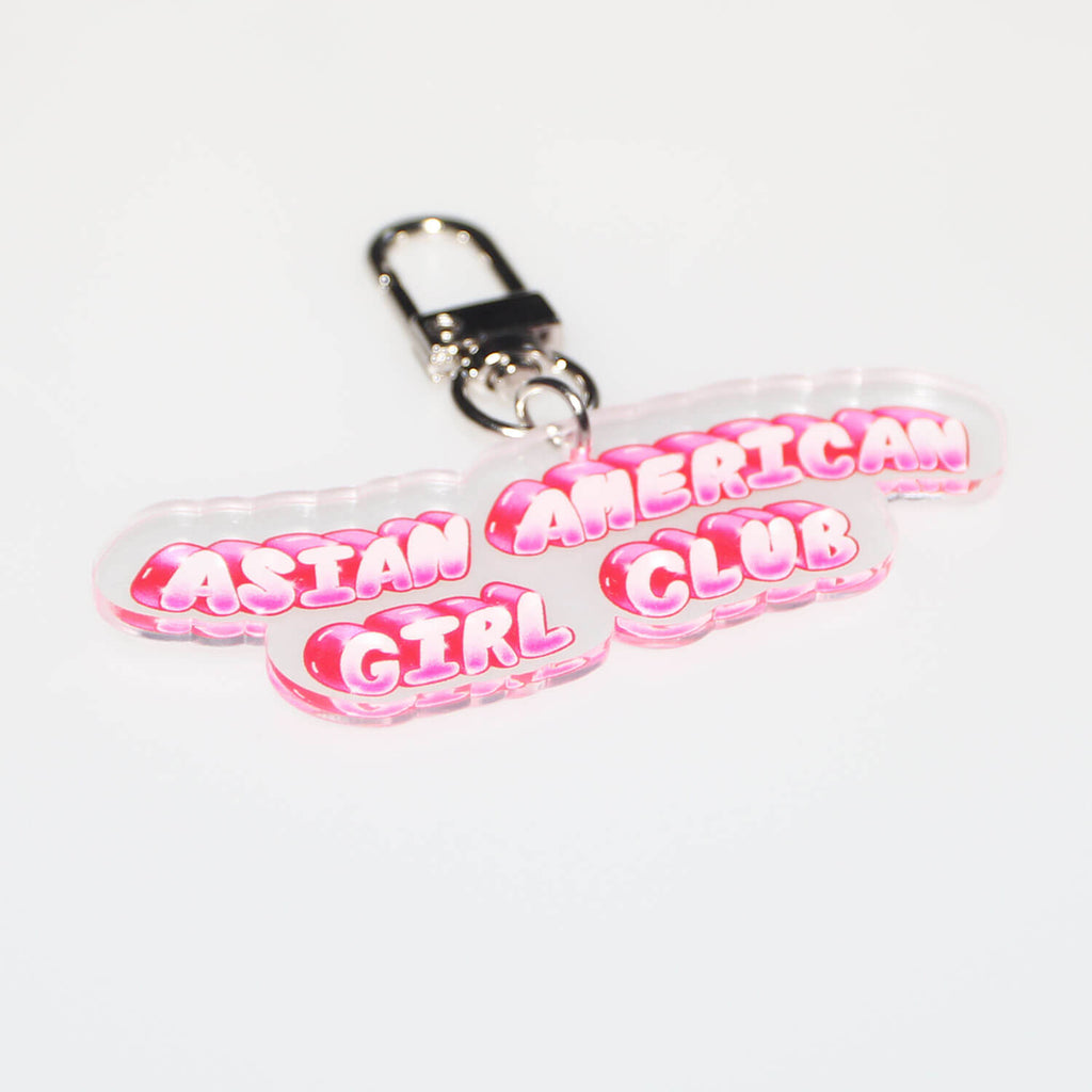 Asian American Girl Club Acrylic Keychain