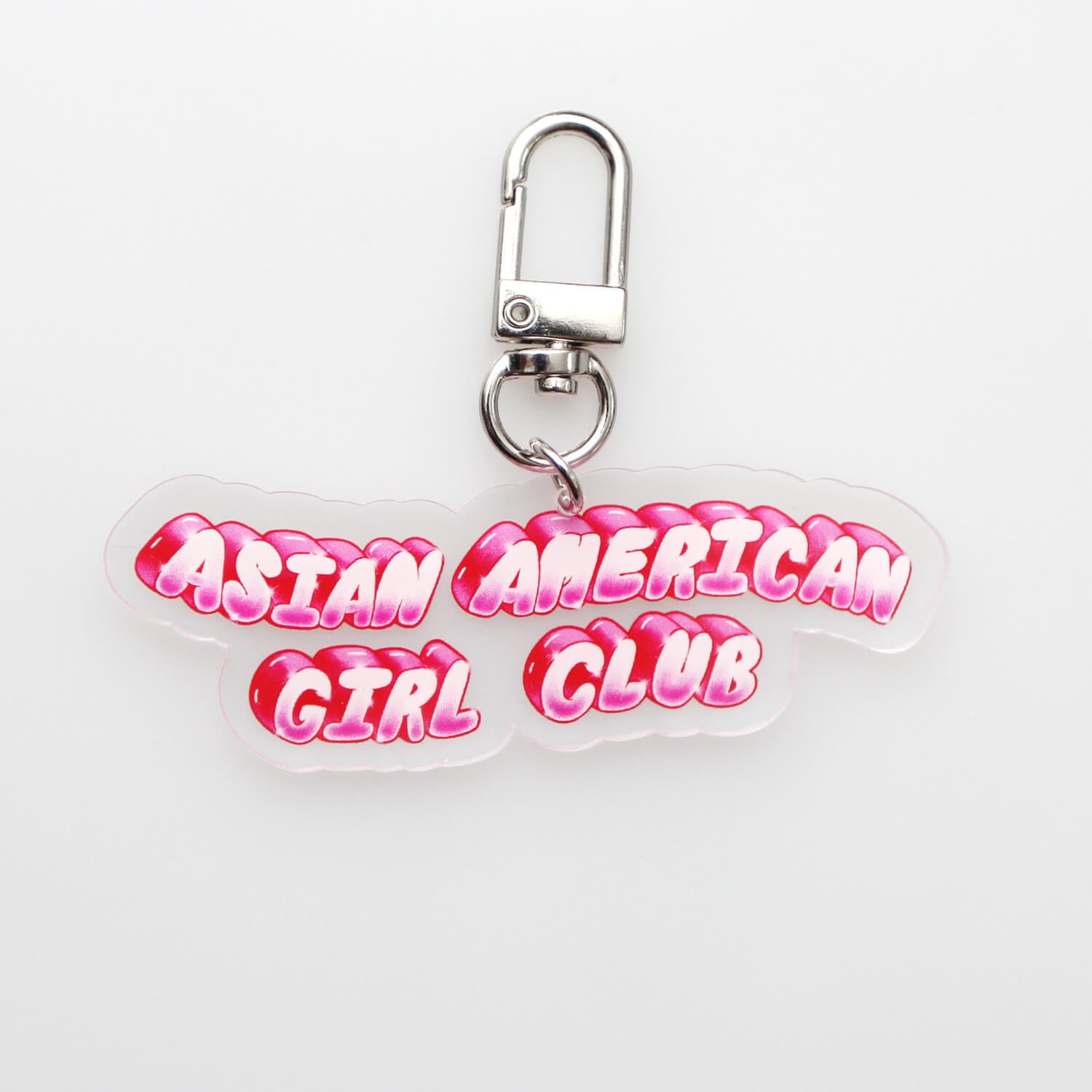 Asian American Girl Club Acrylic Keychain