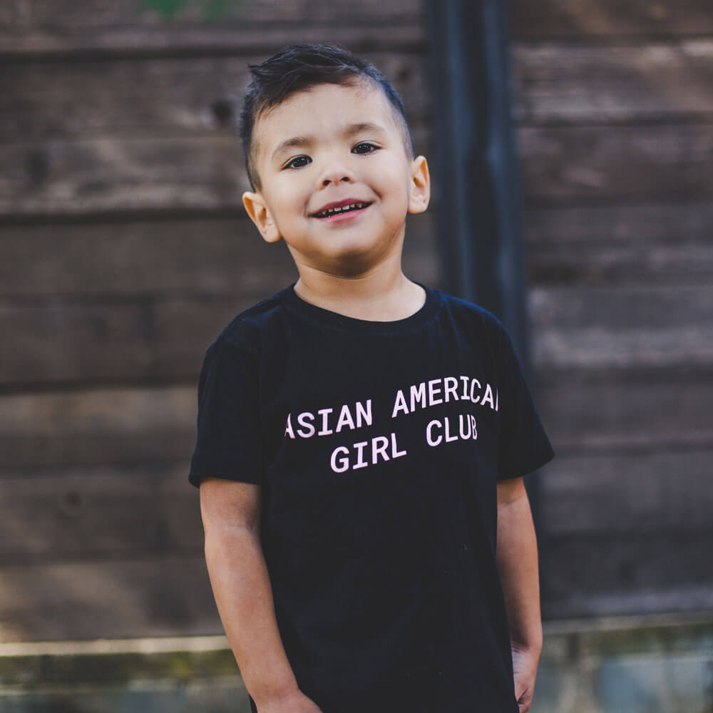 Asian American Girl Club Kids Tee (Unisex)
