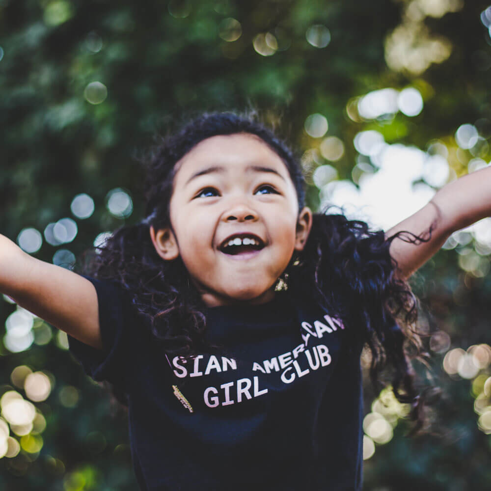 Asian American Girl Club Kids Tee (Unisex)