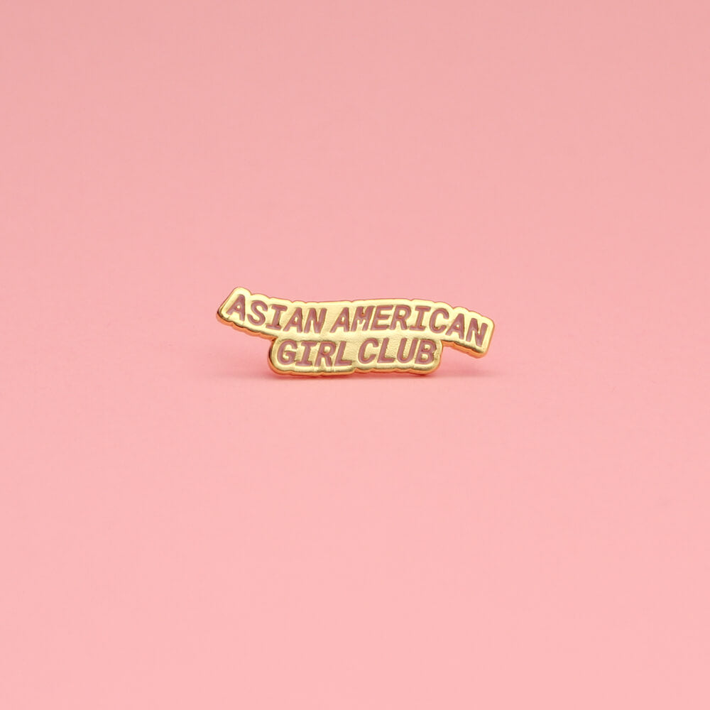 Asian American Girl Club Pin