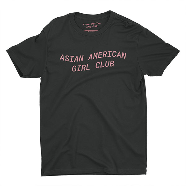 Asian American Girl Club Black Logo Tee (Unisex)